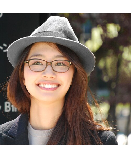 STORES.jp（ストアーズドットジェーピー）の「フェルトリボン中折れハット メンズ＆レディース（ハット・レディース・その他）」の3枚目の写真