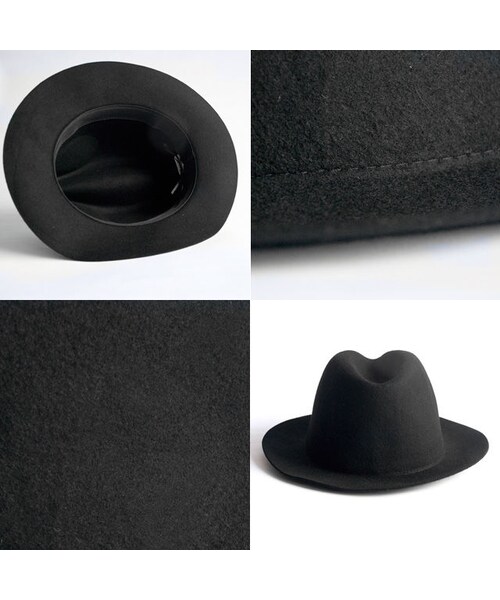 BACK WARD(バックワード)の「メンズ&レディース フェルト ツバ広 ソフトハット(キャップ・メンズ・その他)」の5枚目の写真