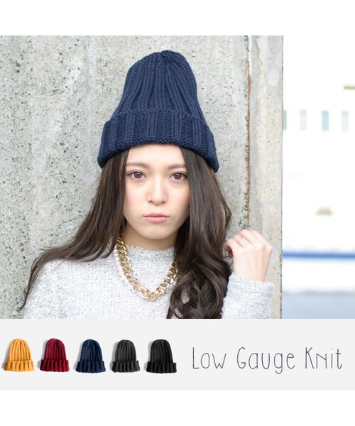 STORES.jp（ストアーズドットジェーピー）の「ローゲージニットキャップ メンズ＆レディース（キャップ・メンズ・その他）」の2枚目の写真