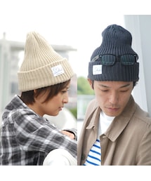 STORES.jp | ミドルゲージ ラベルニット キャップ メンズ＆レディース(ニットキャップ/ビーニー)