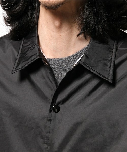 ANREALAGE(アンリアレイジ)の「ANREALAGE×MIDWEST イベント別注コーチジャケット(ブルゾン・メンズ・ブラック・SMALL)」の6枚目の写真