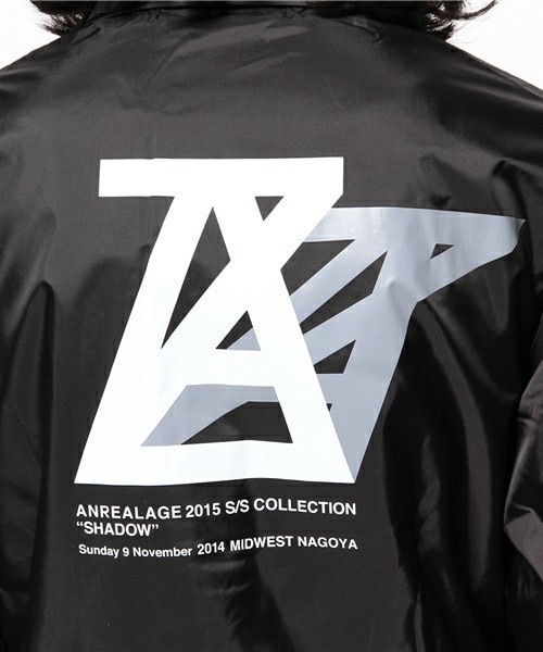ANREALAGE(アンリアレイジ)の「ANREALAGE×MIDWEST イベント別注コーチジャケット(ブルゾン・メンズ・ブラック・SMALL)」の9枚目の写真