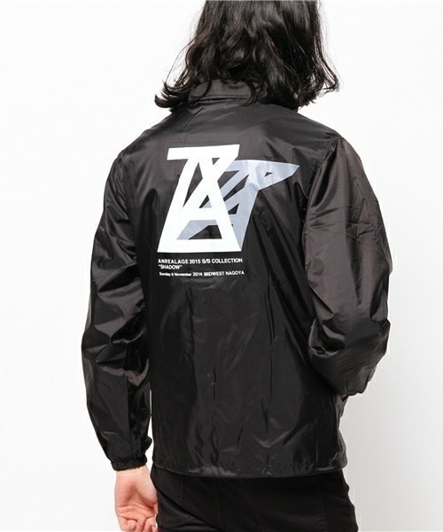 ANREALAGE(アンリアレイジ)の「ANREALAGE×MIDWEST イベント別注コーチジャケット(ブルゾン・メンズ・ブラック・SMALL)」の4枚目の写真