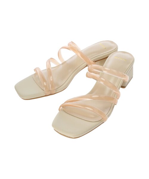 Green　Parks（グリーンパークス）の「・minia クリアチューブサンダル（シューズ・アイボリー/ブラウン/イエロー/グリーン・S/M/L/LL）」の7枚目の写真
