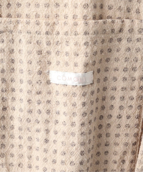 COMOLI 22SS ドットスタンドカラージャケット サイズ3 EDIFICE（エディフィス）の「【COMOLI / コモリ】 S/C ドット