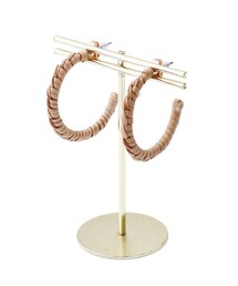 3coins | ラタンフープピアス(ピアス（両耳用）)