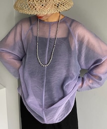 CIAOPANIC | 上品な透け感、シアーフォルムプルオーバー(シャツ/ブラウス)