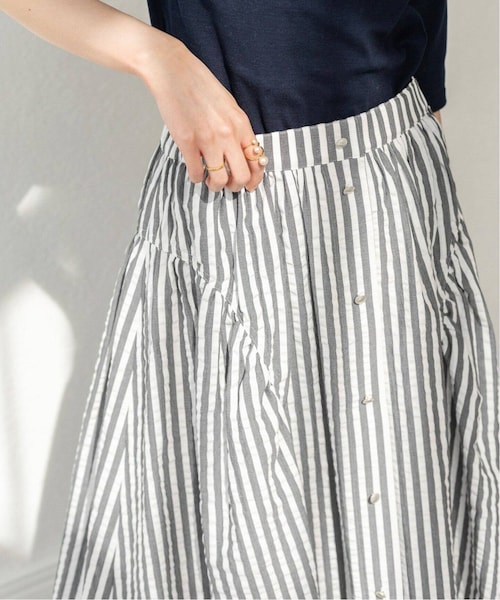 IENA（イエナ）の「《WEB限定追加》サッカーデザインスカート（）」 - WEAR