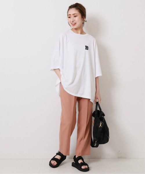 ティッカ×スピックアンドスパン TICCA×Spick and Span 別注DAVID MOLLISONスクエアT ホワイト Spick & Span（スピックアンドスパン）の「≪予約≫【TICCA