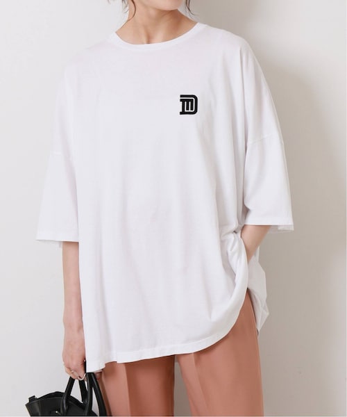 ティッカ×スピックアンドスパン TICCA×Spick and Span 別注DAVID MOLLISONスクエアT ホワイト Spick & Span（スピックアンドスパン）の「≪予約≫【TICCA