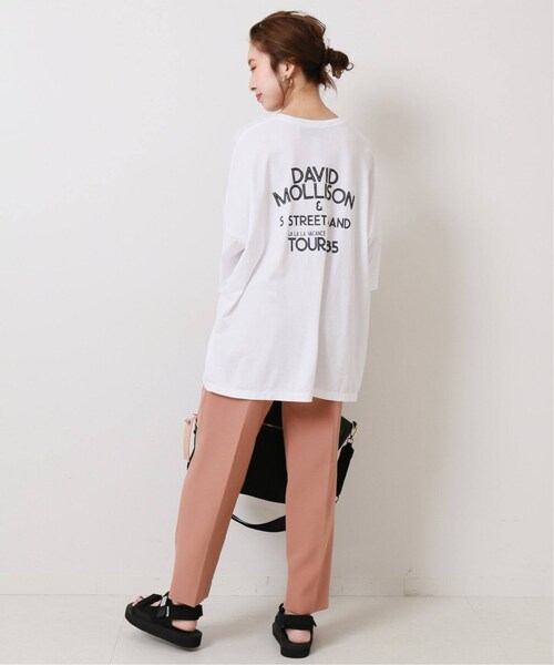ティッカ×スピックアンドスパン TICCA×Spick and Span 別注DAVID MOLLISONスクエアT ホワイト Spick & Span（スピックアンドスパン）の「≪予約≫【TICCA