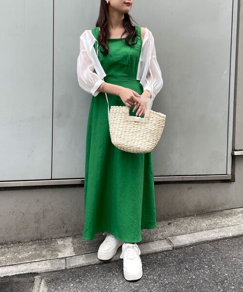 one after another NICE CLAUP(ワンアフターアナザーナイスクラップ)の「マルチwayワンピ(ワンピース・レディース・グリーン/ブラック系その他/ブラック・0)」の2枚目の写真