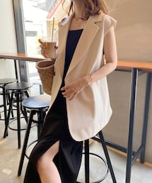 one after another NICE CLAUP（ワンアフターアナザーナイスクラップ）の「ベルトＳＥＴジレ（テーラードジャケット）」