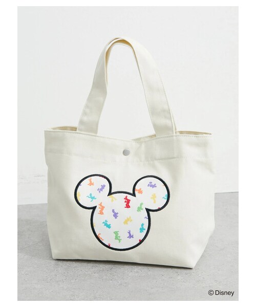 Green Parks(グリーンパークス)の「【予約】Disney/レインボートート(財布/小物・ブラック/ナチュラル・F)」の10枚目の写真