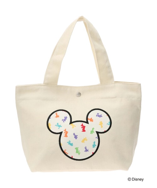 Green Parks(グリーンパークス)の「【予約】Disney/レインボートート(財布/小物・ブラック/ナチュラル・F)」の8枚目の写真