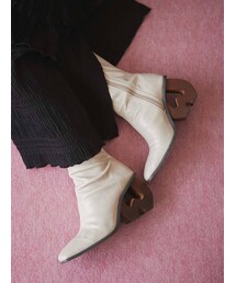 merry jenny | heart wood heel boots(ブーツ)