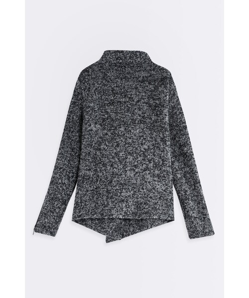 ORENDA（オレンダ）の「就愛耍帥毛圈斜拉鍊騎士外套（ジャケット/アウター・レディース・藍/麻灰・S/M/L/XL）」の10枚目の写真