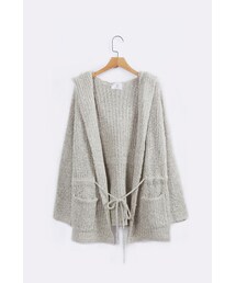 ORENDA | 連帽抽繩針織外套(ジャケット/アウター)