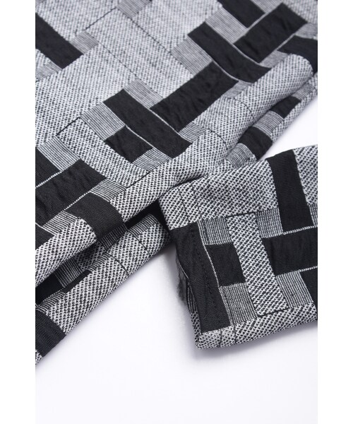 ORENDA(オレンダ)の「不規則十字紋長洋裝(ワンピース/ドレス・レディース・灰黑・F)」の10枚目の写真