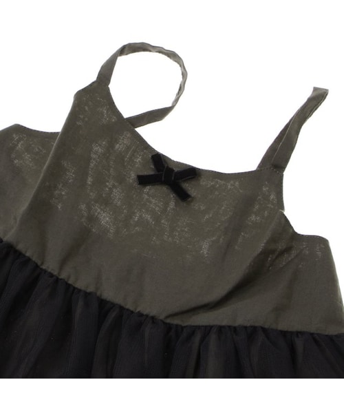 apres les cours（アプレレクール）の「チュールワンピース（ワンピース/ドレス・キッズ・ブラック/ブラウン・80/90/95/100/110/120/130/140）」の5枚目の写真