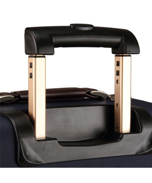 PROGRES（プログレ）の「≪プログレ／Progres≫ アイリッシュ◇機内持込み可　キャスターストッパー付きキャリーケース　51112（キャリーバッグ・ブラック/ネイビー・H46(55)×W33(33)×D22(25) cm）」の7枚目の写真