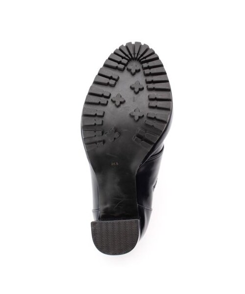 OZOC（オゾック）の「レースアップヒールブーツ（ブーツ・レディース・ネイビー/ブラック/ダークブラウン・23.5cm/24.5cm）」の6枚目の写真