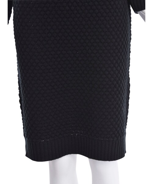 EMODA(エモダ)の「ボリュームH/N knit OP(ワンピース/ドレス・レディース・グレー/ブラック/キャメル・F)」の9枚目の写真