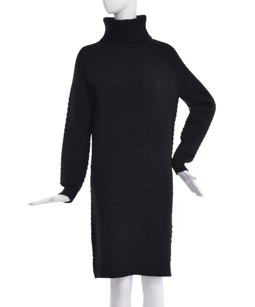 EMODA(エモダ)の「ボリュームH/N knit OP(ワンピース/ドレス・レディース・グレー/ブラック/キャメル・F)」の5枚目の写真