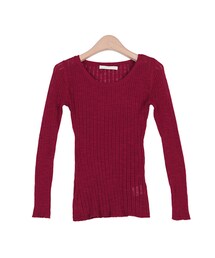 STYLENANDA | ラウンドネックスリムリブTシャツ(トップス)