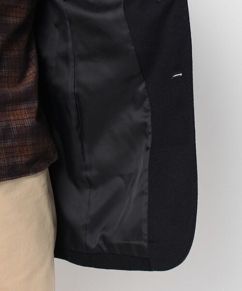 MORGAN HOMME(モルガンオム)の「14カシミアチェスターコート(984K41)(ジャケット/アウター・メンズ・ネイビー/グレー・M/L)」の7枚目の写真