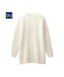 GU | （GU）フェザーミックスチュニック（長袖）(ワンピース/ドレス)