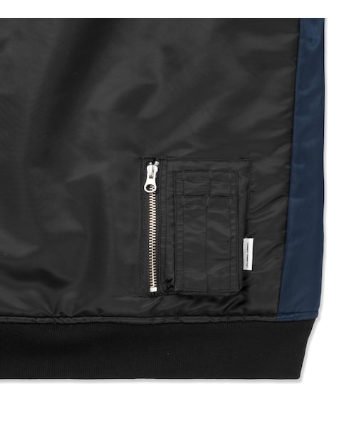 LIFUL MINIMAL GARMENTS.(ライフルミニマルガーメンツ)の「Navy MA-1 Mixed Vest(その他・メンズ・other・S/M/L)」の8枚目の写真