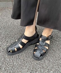 one after another NICE CLAUP（ワンアフターアナザーナイスクラップ）の「リサイクルPUグルカサンダル（その他シューズ）」