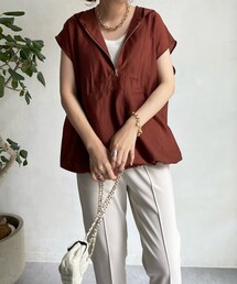 DouDou | フレンチスリーブアノラック(シャツ/ブラウス)