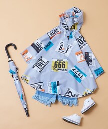 【KIDS】【THE PARKSHOP】SPORTSNUMBERPONCHO S