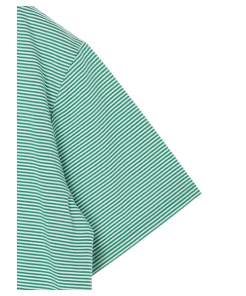 Green　Parks（グリーンパークス）の「・Petit Fleur ピンボーダーTシャツ（トップス・ブラック/ピンク/イエロー/グリーン・F）」の18枚目の写真