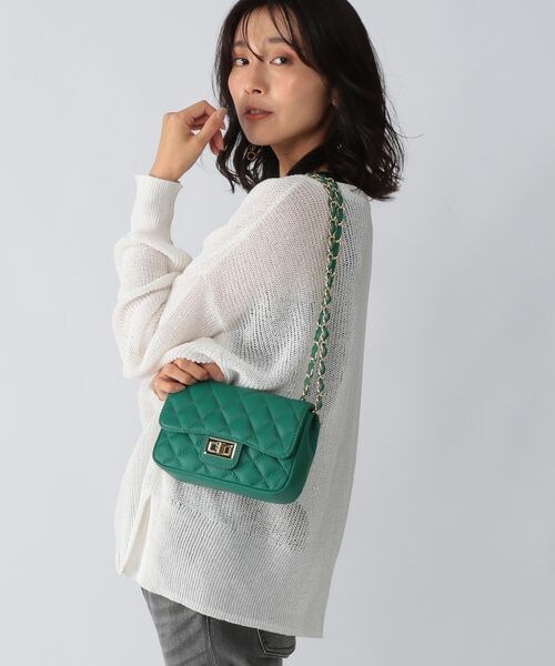 BARNYARDSTORM（バンヤードストーム）の「AULENTTI/キルトBAG（バッグ・レディース・ブラック19/ベージュ55/グリーン70・FREE）」の18枚目の写真