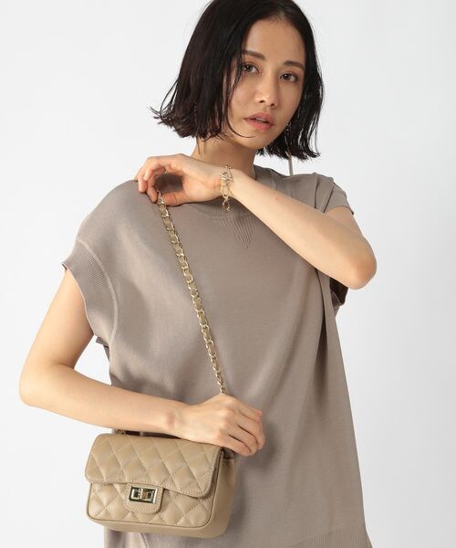 BARNYARDSTORM（バンヤードストーム）の「AULENTTI/キルトBAG（バッグ・レディース・ブラック19/ベージュ55/グリーン70・FREE）」の10枚目の写真