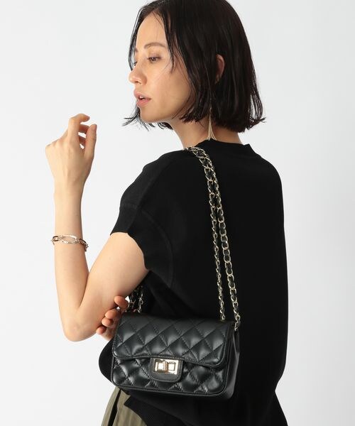 BARNYARDSTORM（バンヤードストーム）の「AULENTTI/キルトBAG（バッグ・レディース・ブラック19/ベージュ55/グリーン70・FREE）」の5枚目の写真