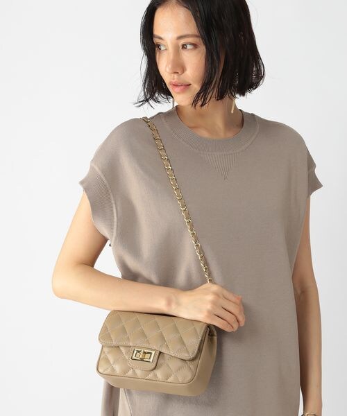 BARNYARDSTORM（バンヤードストーム）の「AULENTTI/キルトBAG（バッグ・レディース・ブラック19/ベージュ55/グリーン70・FREE）」の2枚目の写真