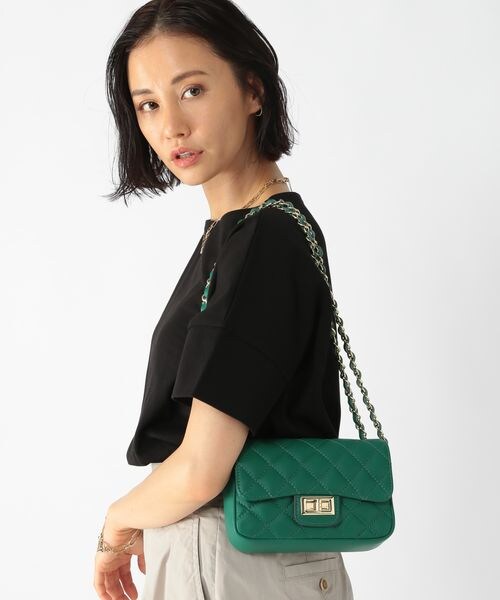 BARNYARDSTORM（バンヤードストーム）の「AULENTTI/キルトBAG（バッグ・レディース・ブラック19/ベージュ55/グリーン70・FREE）」の16枚目の写真