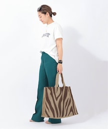 ドゥーズィエムクラス　zebra パンツ　ゼブラ ドゥーズィエムクラス zebra パンツ ゼブラ - メルカリ