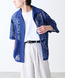 Lui's | リーフ柄レースシャツ(シャツ/ブラウス)