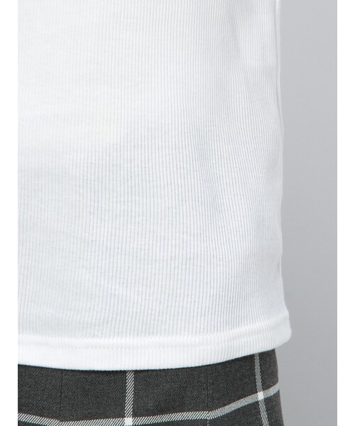 ライチ（ライチ）の「ライチdiamond-barチュールスリーブTシャツ（トップス・white/green/NAVY/black・M）」の5枚目の写真