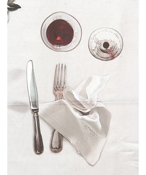 H.P.DECO（エイチ・ピー・デコ）の「H.P.DECO 好奇心の小部屋 Daycollection 転写のテーブルクロス（その他・999 ワンカラー・ワンサイズ）」の3枚目の写真