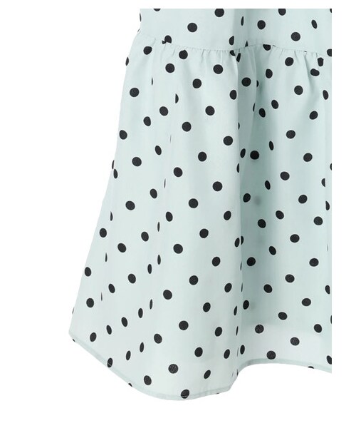 Green Parks(グリーンパークス)の「・SUGAR SPOON ドットギャザーキャミワンピ(ワンピース/ドレス・チャコールグレー/カーキ/サックスブルー・F)」の14枚目の写真