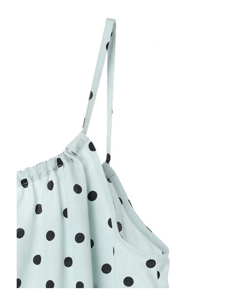 Green Parks(グリーンパークス)の「・SUGAR SPOON ドットギャザーキャミワンピ(ワンピース/ドレス・チャコールグレー/カーキ/サックスブルー・F)」の13枚目の写真