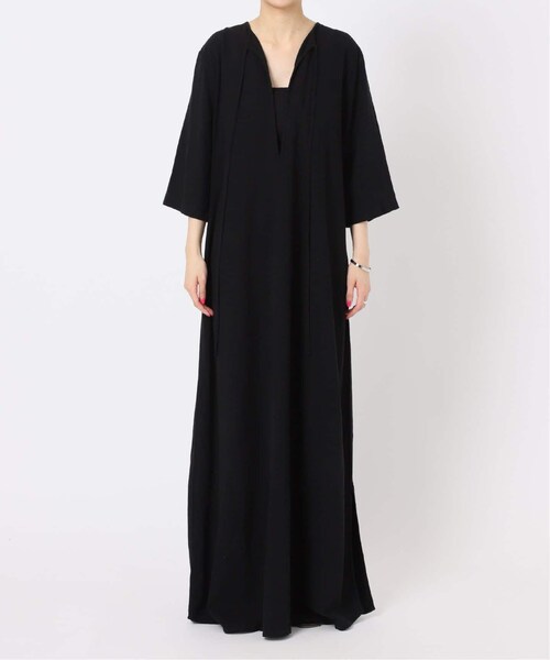 ASA/C KAFTAN DRESS ブラック 黒 ワンピース 追加》ASA/C KAFTAN DRESS 2：ワンピース（ワンピース