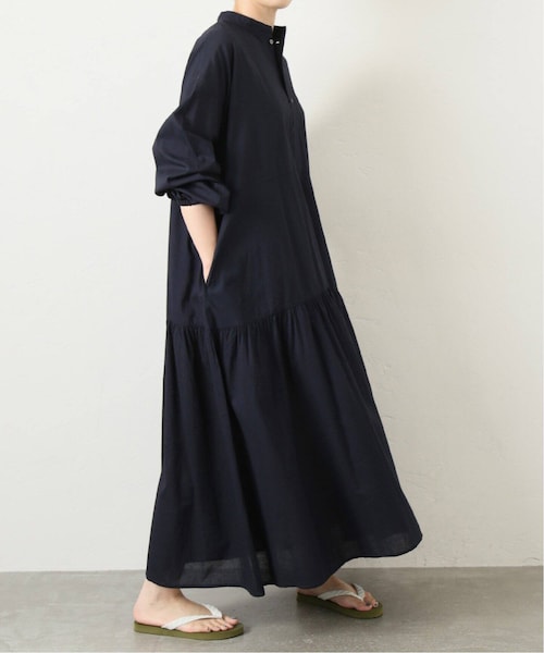 COTON＊ジャーナルスタンダードラックス＊ドットティアードワンピース ドット プルオーバーワンピース（ワンピース）｜journal