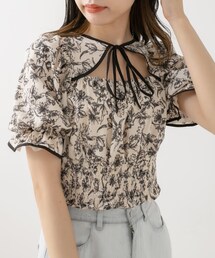 OLIVE des OLIVE | ダブルフロントヘルシーパイピングブラウス(シャツ/ブラウス)